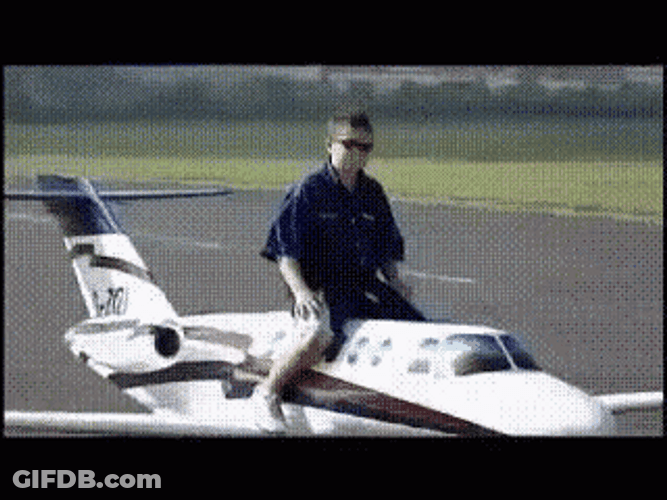Boy Toy Airplane Travel GIF