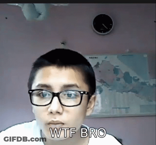 Boy Wearing Glasses Says Wtf Bro In Front Of Nepal Map GIF