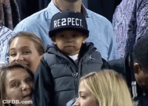 Boy Wearing Respect Hat GIF