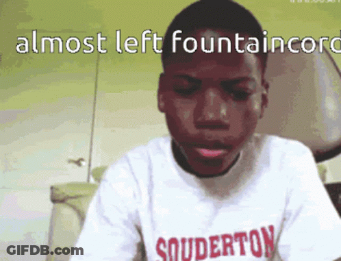 Boy Wearing Souderton Shirt GIF