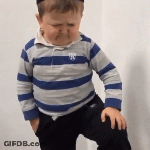Boy Wearing Striped Shirt Saying VMC 76 GIF