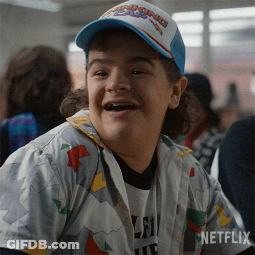 Boy Wearing Walking Dead Hat GIF
