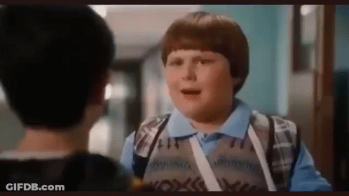 Boy With Arm Bandage Talking To Another Boy GIF
