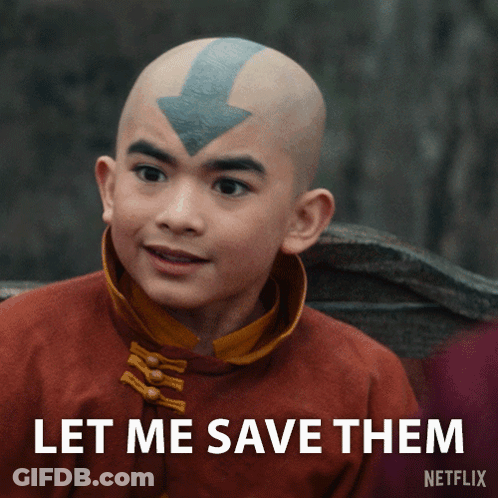 Boy With Arrow On Head Saying Let Me Save Them GIF