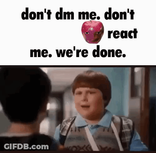 Boy With Backpack Talking To Boy With Apple GIF