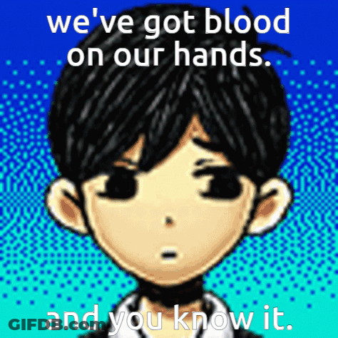 Boy With Blood On Our Hands GIF