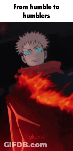 Boy With Blue Eyes Saying From Humble To Humblers GIF