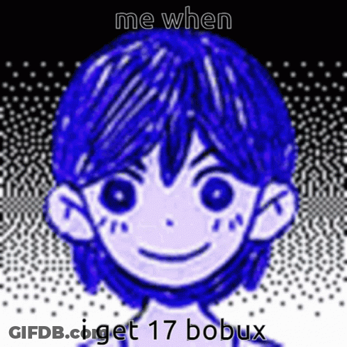 Boy With Blue Hair Saying Me When I Get 17 Bobux GIF