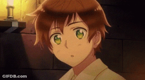 Boy With Brown Hair And Green Eyes GIF