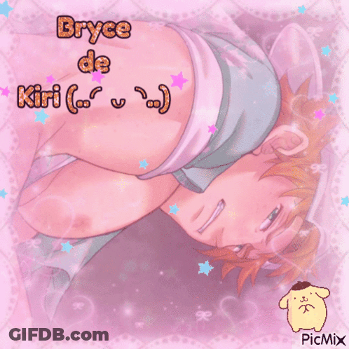 Boy With Bryce De Kiri Text GIF