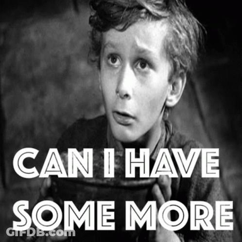 Boy With Can I Have Some More GIF