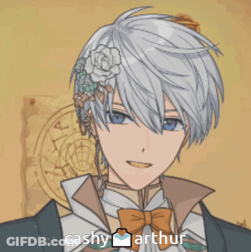 Boy With Flower In Hair Says Cashy Arthur GIF