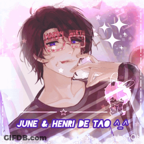 Boy With Glasses June & Henri De Tao GIF