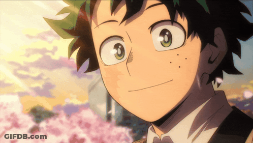 Boy With Green Hair Close Up GIF