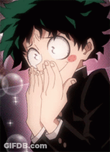 Boy With Green Hair Making Funny Face Hands On Face GIF