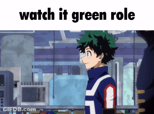Boy With Green Hair Watch It Green Role GIF
