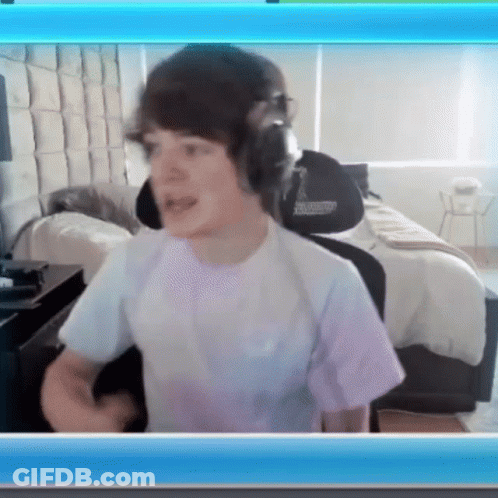 Boy With Headphones And Champions Shirt GIF