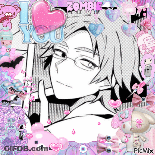 Boy With Heart Saying I Love You GIF