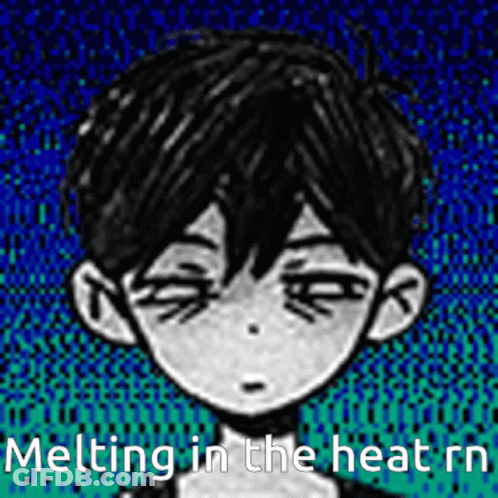 Boy With Melting Words GIF
