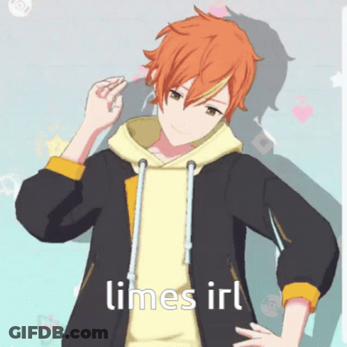 Boy With Orange Hair In Yellow Hoodie GIF