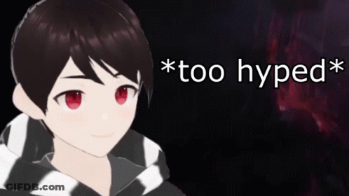 Boy With Red Eyes Too Hyped GIF