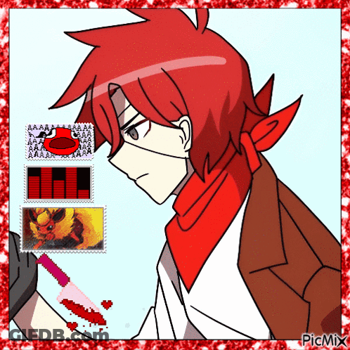 Boy With Red Hair And Girl With Grey Hair GIF