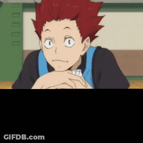 Boy With Red Hair Saying Haikyuu Was Good GIF
