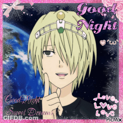 Boy With Tiara Says Good Night GIF