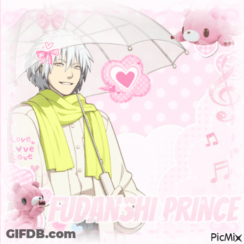 Boy With Umbrella Fudanshi Prince GIF
