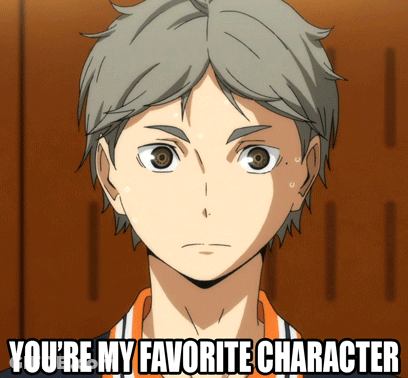 Boy With Words You're My Favorite Character GIF
