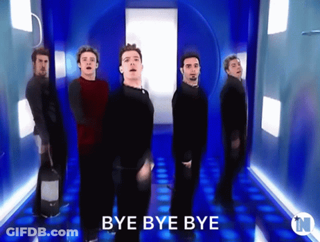 Boyband Bye Bye Dance GIF