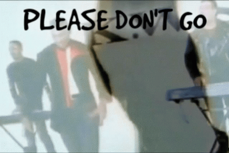 Boyband Sings Please Dont Go GIF