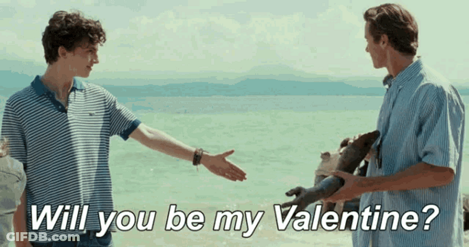 Boys Love Will You Be My Valentine GIF