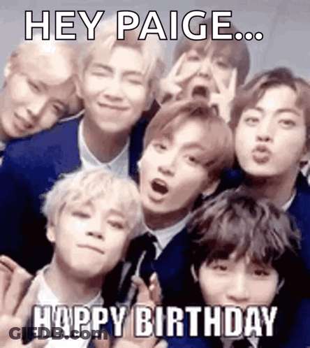 Boys Posing With Funny Faces Saying Happy Birthday GIF