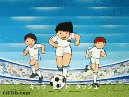 Boys Running With Soccer Ball GIF