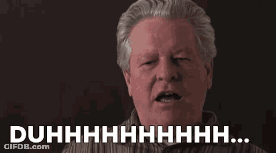 Brad Blanton Saying Duh GIF