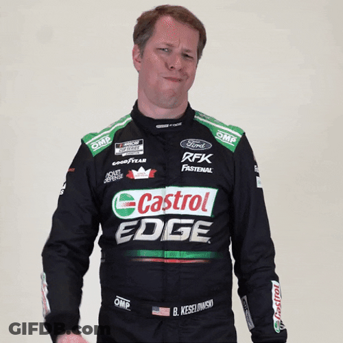 Brad Keselowski Thumbs Down Nope Dont Like That GIF