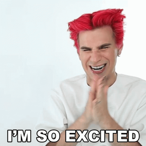 Brad Mondo Says I'm So Excited Meme GIF