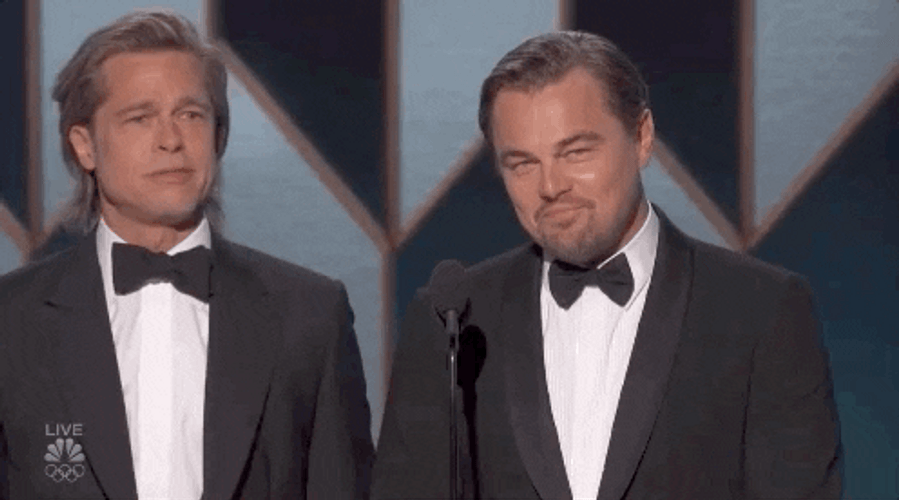 Brad Pitt And Leonardo DiCaprio GIF
