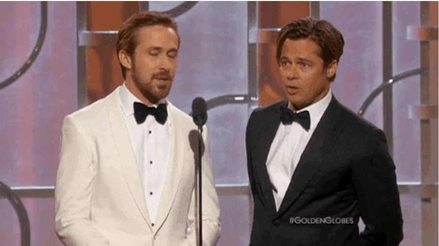 Brad Pitt And Ryan Gosling GIF