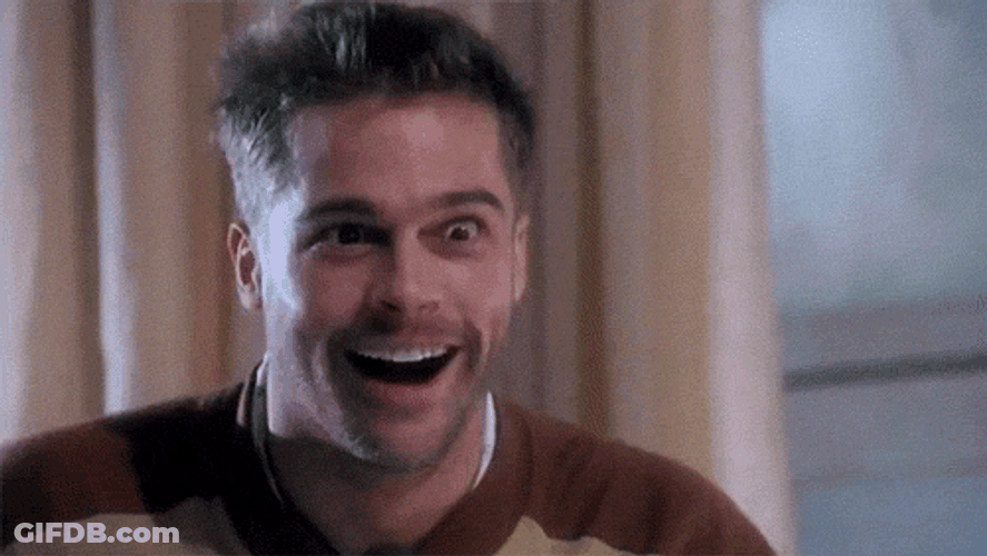 Brad Pitt Funny Face Reaction GIF