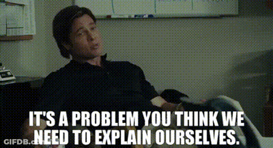 Brad Pitt Talking About Explaining Ourselves GIF