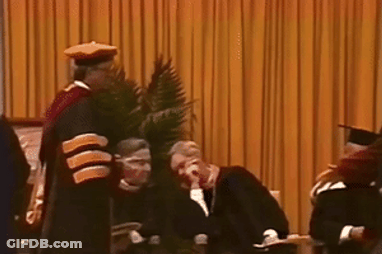Brad Stevens At Graduation Ceremony GIF