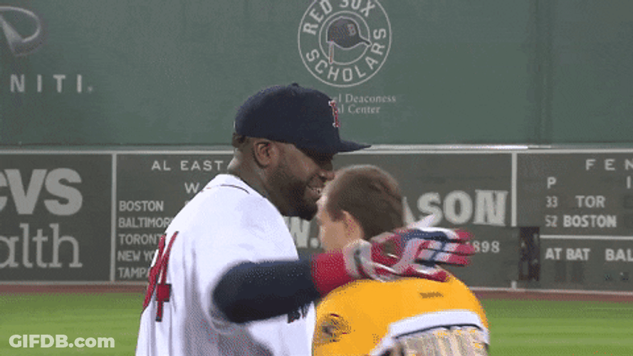 Brad Stevens Handshake With David Ortiz GIF