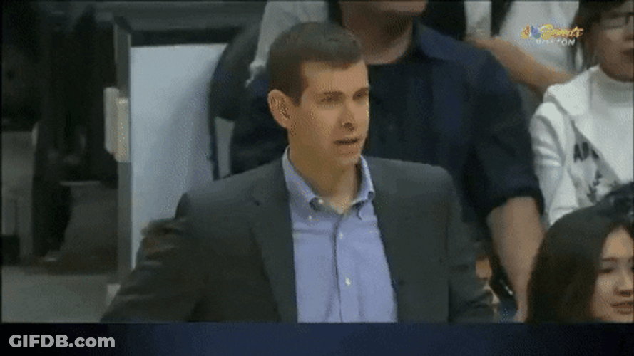 Brad Stevens Looking Disappointed GIF