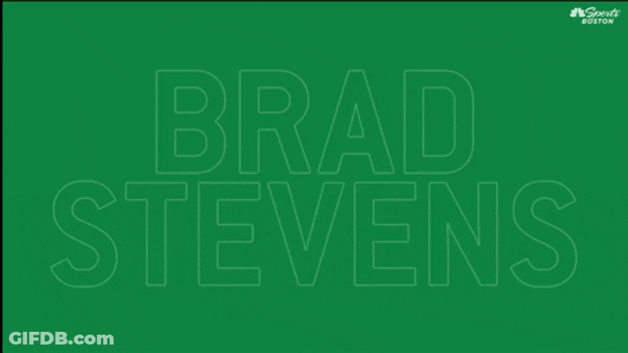 Brad Stevens Standing Sideways GIF