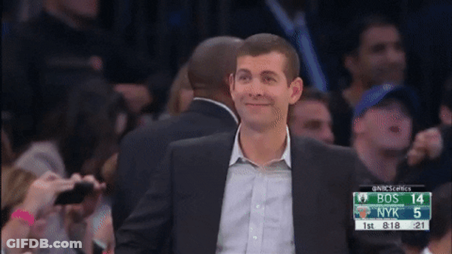 Brad Stevens Uttering Words GIF