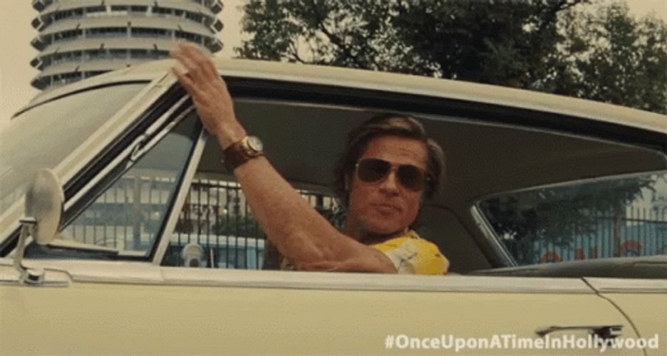 Brad Waiting Once Upon A Time In Hollywood GIF