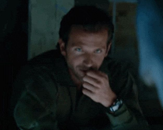 Bradley Cooper Flirting Wink GIF