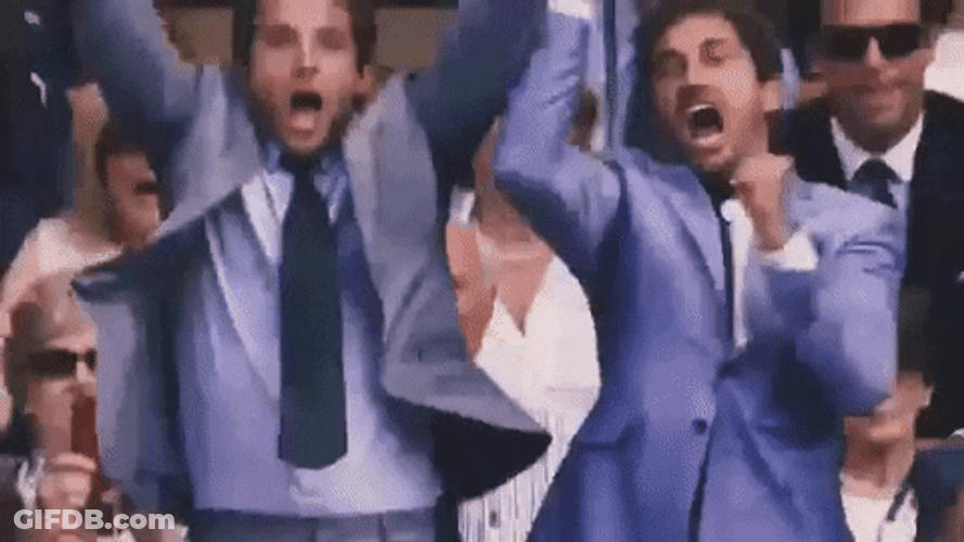 Bradley Cooper Gerard Butler Wimbledon GIF